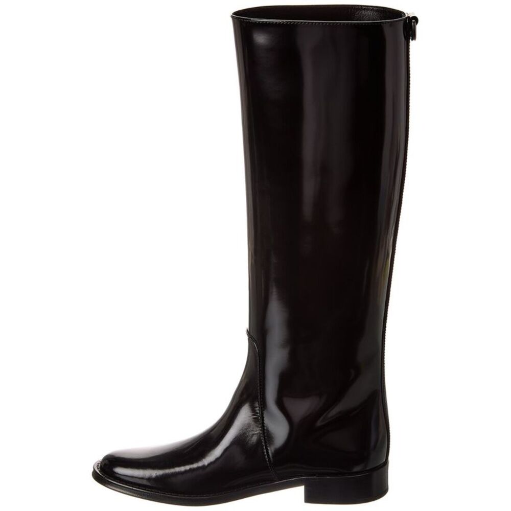Saint Laurent Hunt Leather Boot, Black - Picture 2 of 5